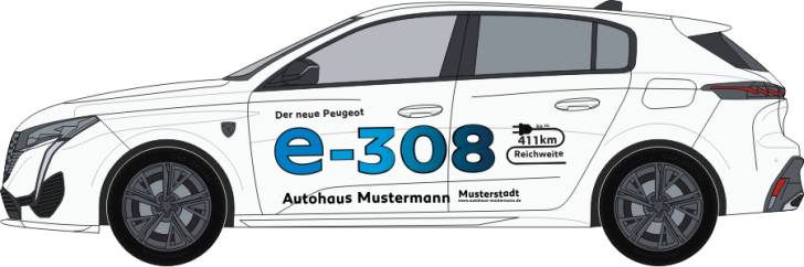 Peugeot e-308  Nr. 2907