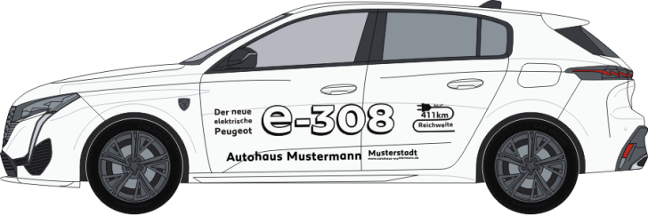 Peugeot e-308  Nr. 2911