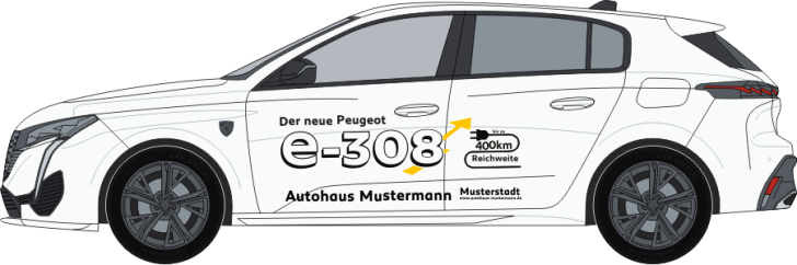 Peugeot e-308  Nr. 2912